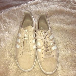 Adidas stripped nude shoes